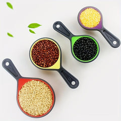 8pcs Collapsible Measuring Cups Set Metric Tag Liquid Dry Measurement Tools