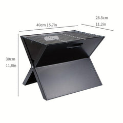 X Shaped Foldable BBQ Rack Outdoor Camping Picnic Cookware