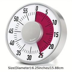 Round Mechanical Countdown Timer Classroom Kitchen Timer