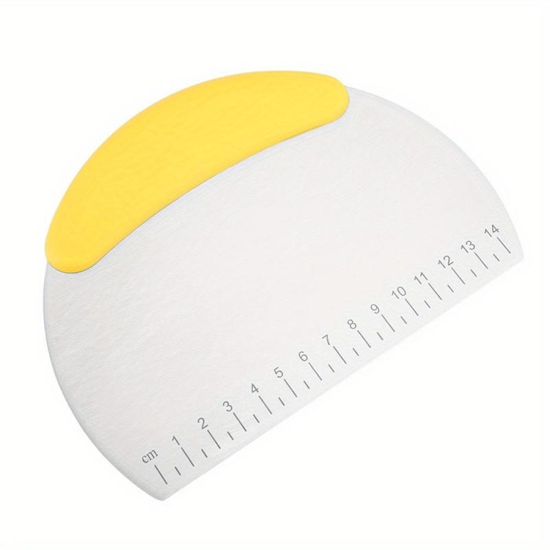 1pc Stainless Steel Pastry Scraper Chopper Cutter with Scale