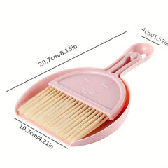Desktop Mini Broom Keyboard Cleaning Brush Set With Dustpan