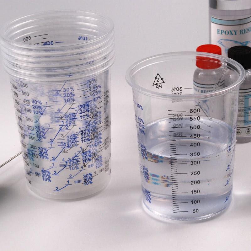 10pcs Disposable Clear Paint Cup Mixing Cups 20-29oz Plastic
