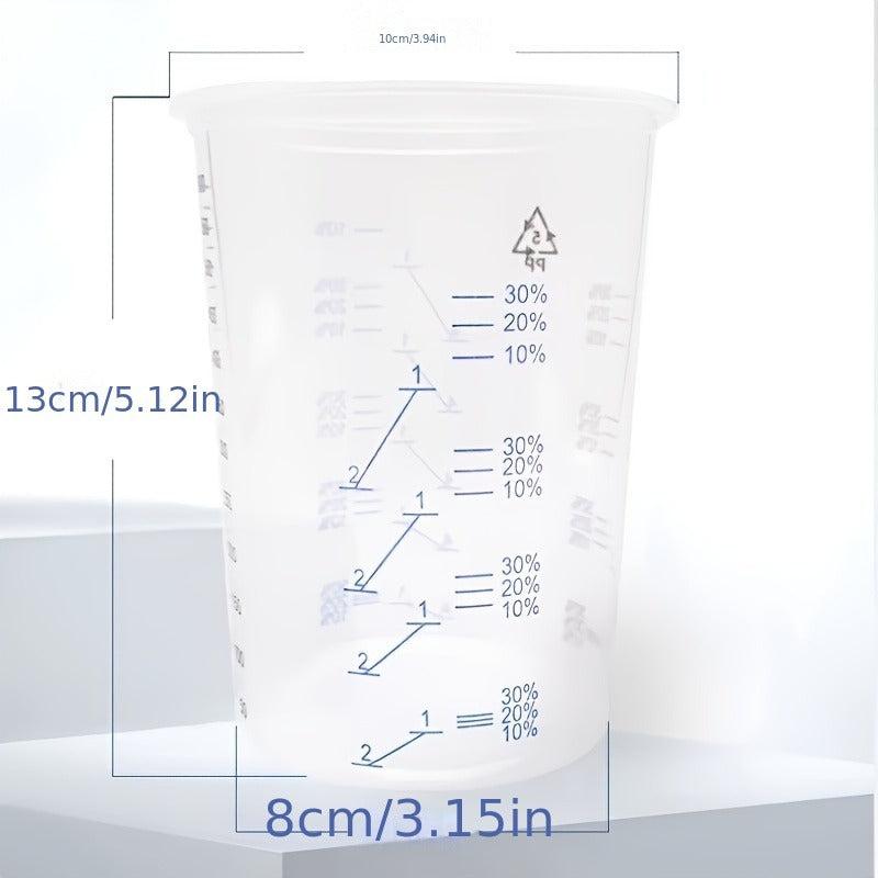 10pcs Disposable Clear Paint Cup Mixing Cups 20-29oz Plastic