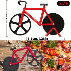 Bicycle Shaped Stainless Steel Pizza Cutter Wheel