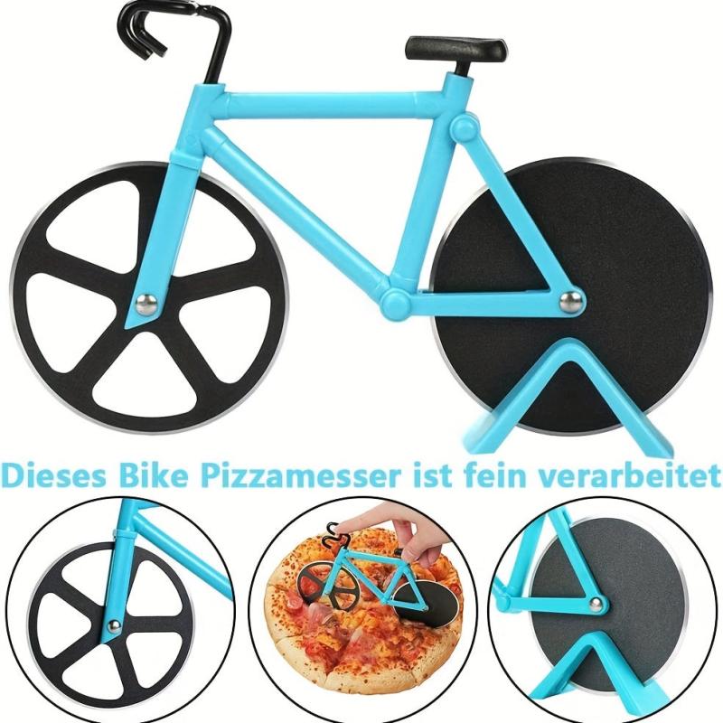 Bicycle Shaped Stainless Steel Pizza Cutter Wheel