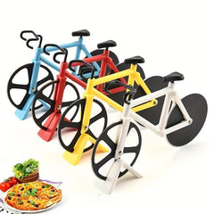 Bicycle Shaped Stainless Steel Pizza Cutter Wheel
