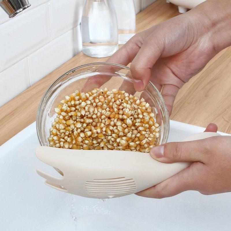 Multifunctional Rice Washer Drainer Filter Spoon