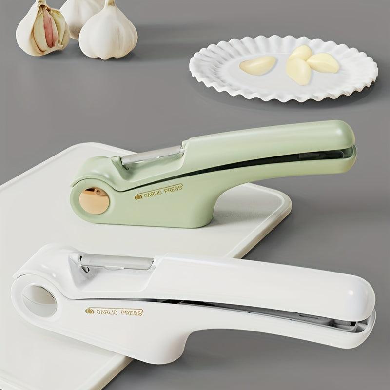 4in1 Garlic Press Stainless Steel Garlic Slicer