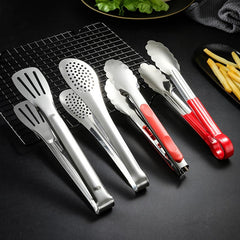 1pc Stainless Steel Food Tongs BBQ Clip Durable Household Kitchenware