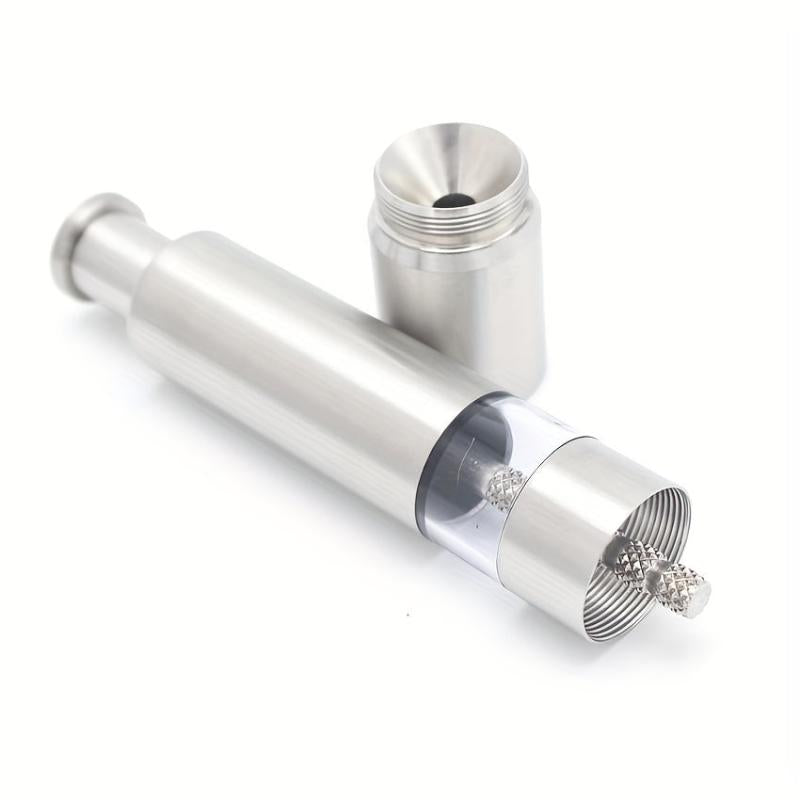 Creative Pepper and Sea Salt Grinder with Storage Base Manual Spice Crusher