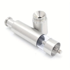 Creative Pepper and Sea Salt Grinder with Storage Base Manual Spice Crusher