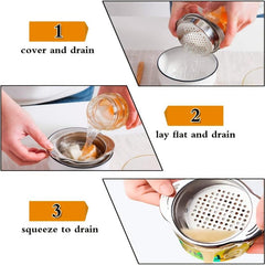 Stainless Steel Can Strainer for Beans and Vegetables