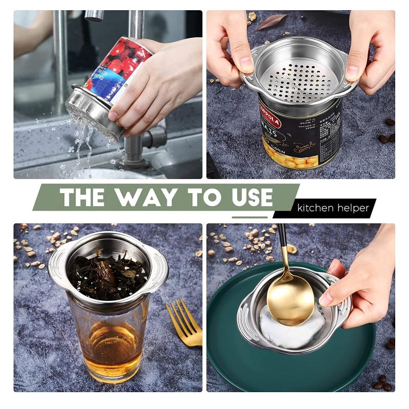 Stainless Steel Can Strainer for Beans and Vegetables