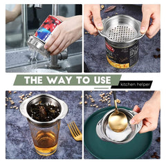 Stainless Steel Can Strainer for Beans and Vegetables