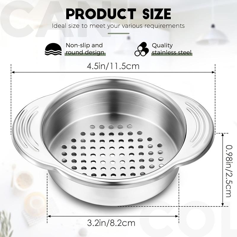 Stainless Steel Can Strainer for Beans and Vegetables