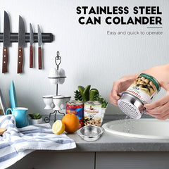 Stainless Steel Can Strainer for Beans and Vegetables
