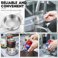 Stainless Steel Can Strainer for Beans and Vegetables