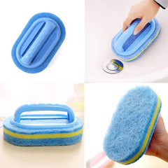 Kitchen Cleaning Sponge With Handle - Multi-Functional Cleaning Tool