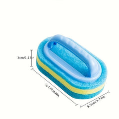 Kitchen Cleaning Sponge With Handle - Multi-Functional Cleaning Tool