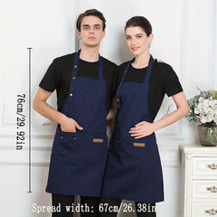 Stylish Fabric Apron with Lace up Waist for Kitchen and Dining