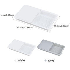 3 in 1 Plastic Cutting Board with Sink Strainer and Storage Basket