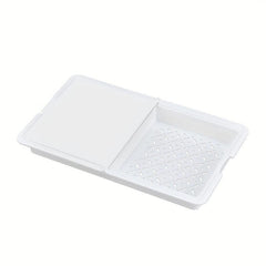 3 in 1 Plastic Cutting Board with Sink Strainer and Storage Basket