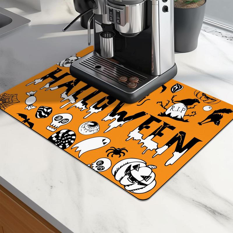 Absorbent Dish Drying Pad for Kitchen Countertop