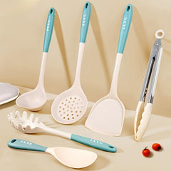 1pc Kitchen Utensil Spatula Ladle Slotted Spoon Food Tong Rice Paddle