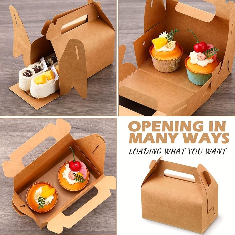 50Pcs Favor Treat Boxes Bulk Gable Boxes Goodies Box