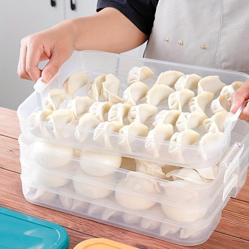 Dumpling Organizer Stackable Food Storage Containers
