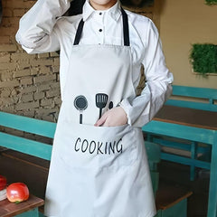 Stain Resistant Adjustable Apron With Pockets