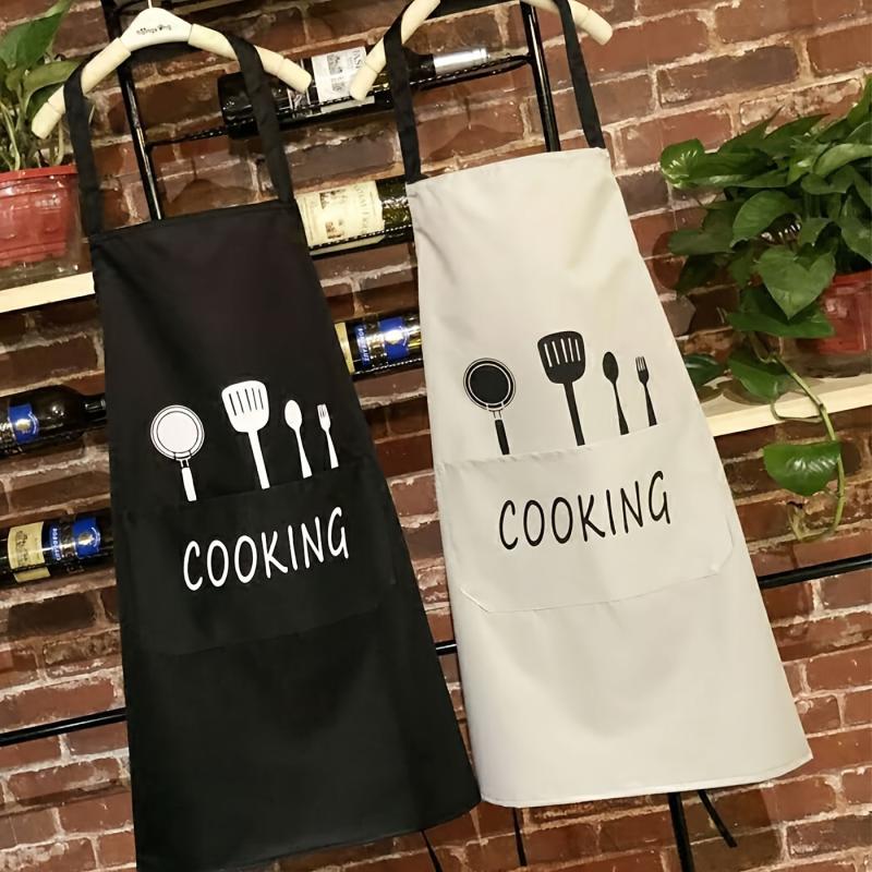 Stain Resistant Adjustable Apron With Pockets