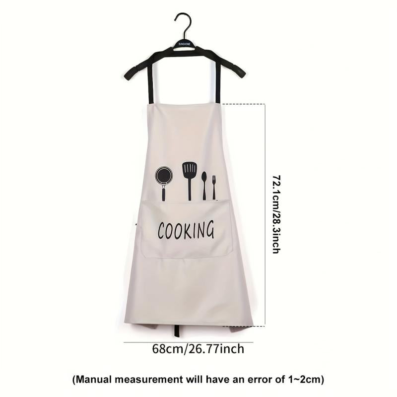 Stain Resistant Adjustable Apron With Pockets