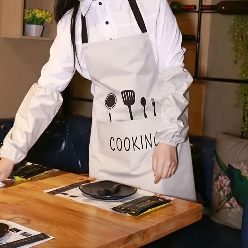 Stain Resistant Adjustable Apron With Pockets