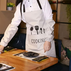 Stain Resistant Adjustable Apron With Pockets