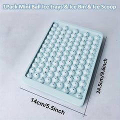 Mini Ice Cube Trays, Easy Release 104 Grids Tiny Ice Cube Tray