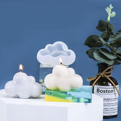 3D Cloud Shape Silicone Mold for Scented Candles