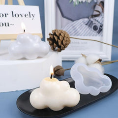 3D Cloud Shape Silicone Mold for Scented Candles