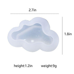 3D Cloud Shape Silicone Mold for Scented Candles