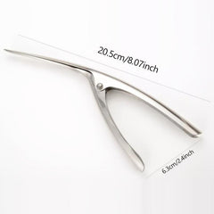 Stainless Steel Shrimp and Prawn Peeler 8 Inch Kitchen Tool