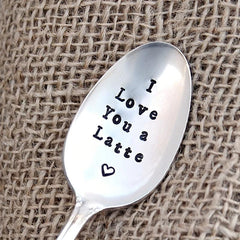 I Love You More Stainless Steel Soup Spoon, Modern Stirring Spoon