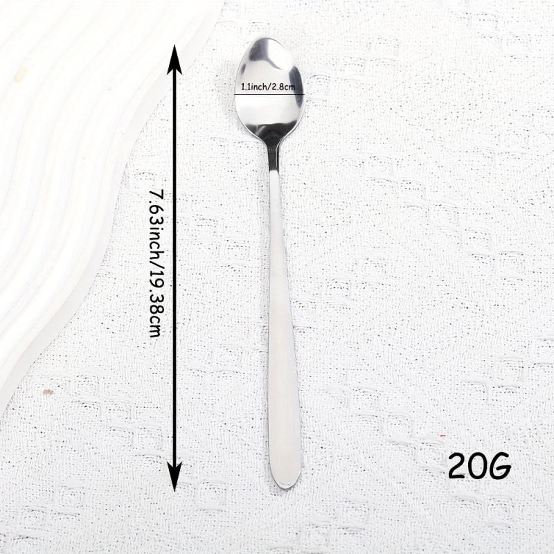 I Love You More Stainless Steel Soup Spoon, Modern Stirring Spoon
