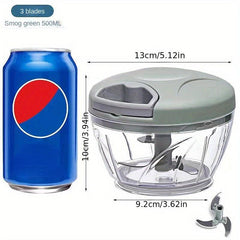 Multifunctional Vegetable Cutter Fruit Crusher & Garlic Grinder