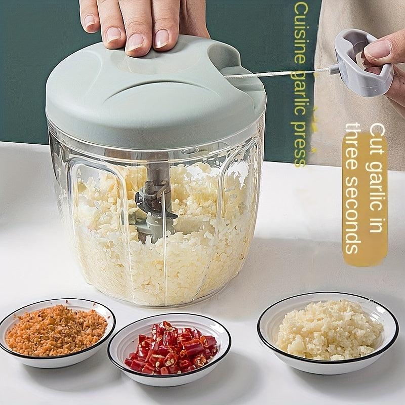 Multifunctional Vegetable Cutter Fruit Crusher & Garlic Grinder