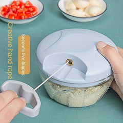 Multifunctional Vegetable Cutter Fruit Crusher & Garlic Grinder