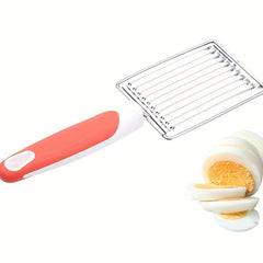 Stainless Steel Fruit and Vegetable Slicer - Safe Tomato and Ham Cutter
