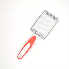 Stainless Steel Fruit and Vegetable Slicer - Safe Tomato and Ham Cutter