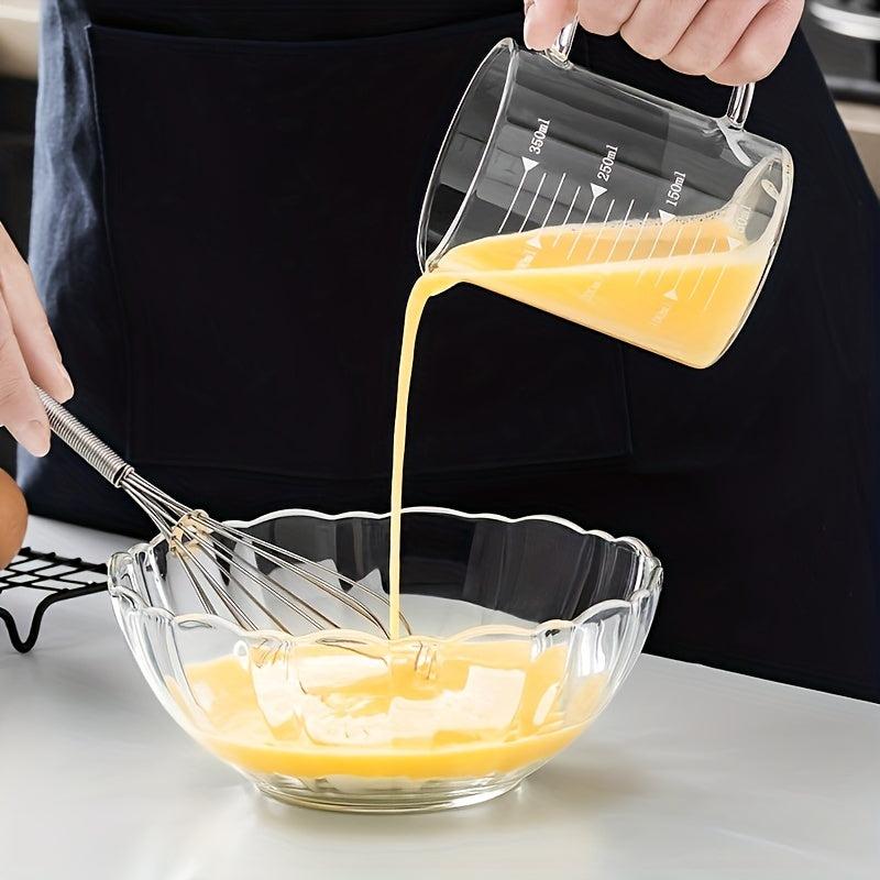 High Temp Glass Measuring Cup 1000ml 33.8oz Scale Kitchen Tools