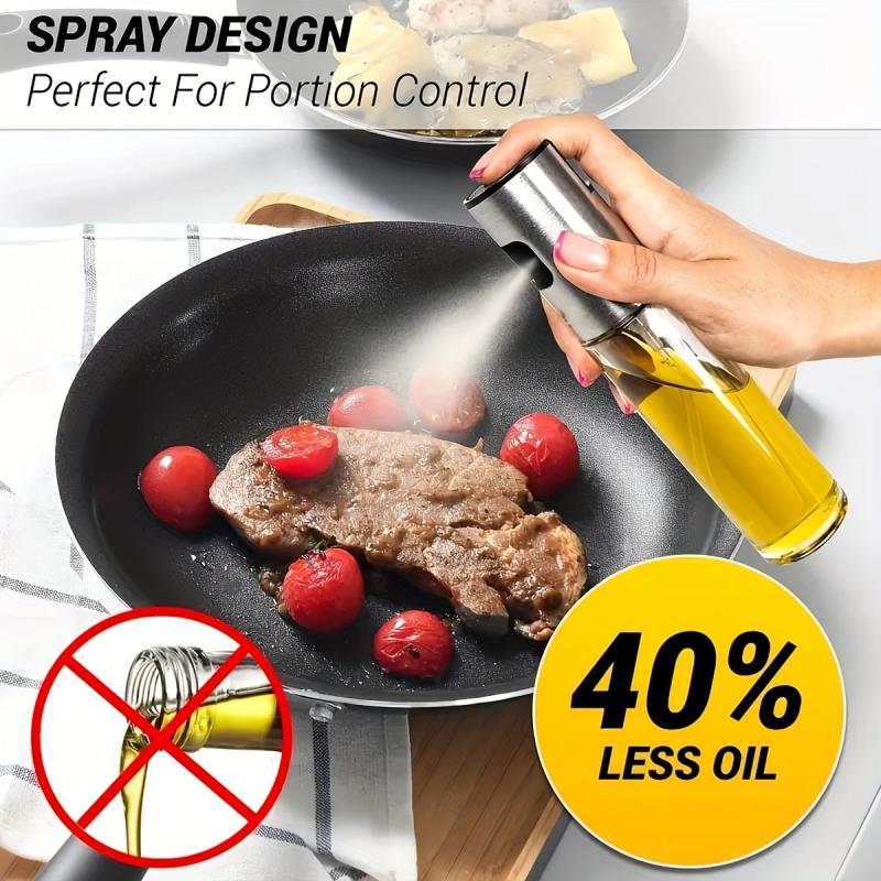 8pcs Olive Sprayer Mister Set for Air Fryer Salad Cooking BBQ Kitchen