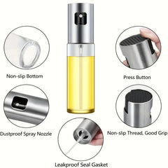 8pcs Olive Sprayer Mister Set for Air Fryer Salad Cooking BBQ Kitchen